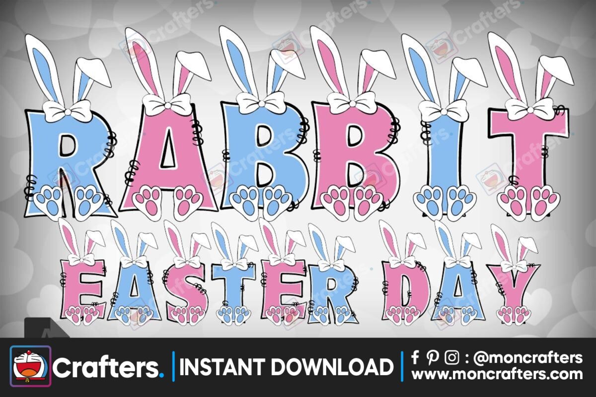 rabbit-easter-day-font