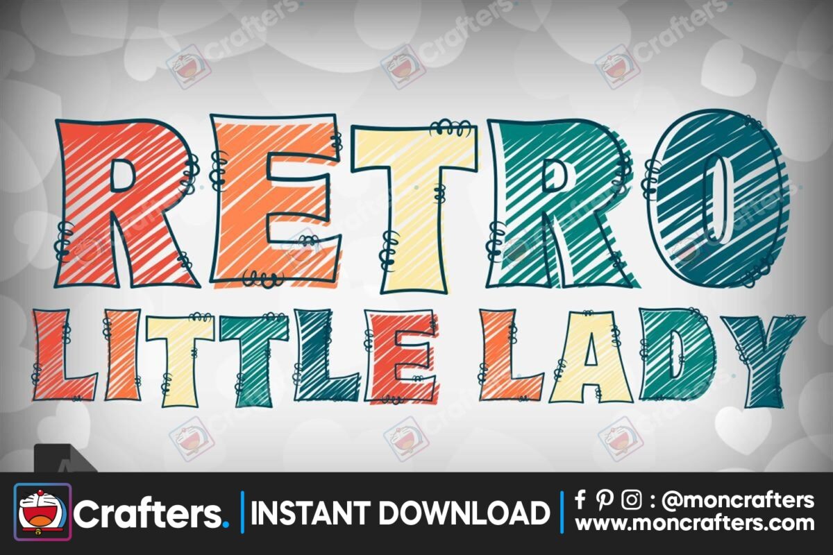 retro-little-lady-font