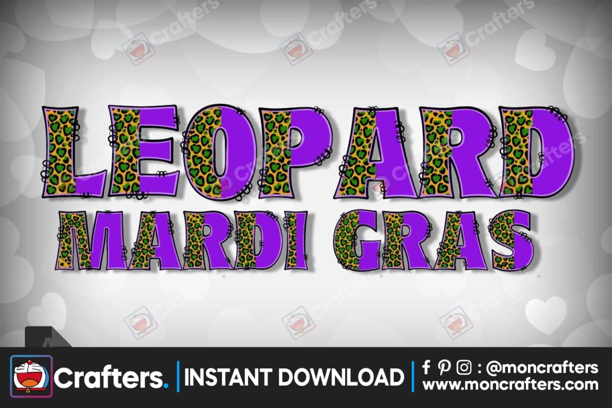 leopard-mardi-gras-font