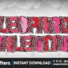 leopard-valentine-font