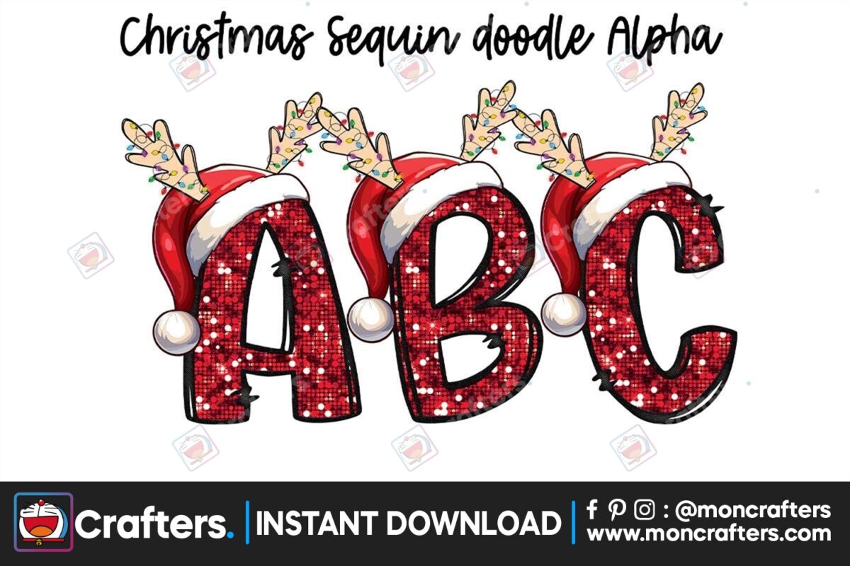 christmas-sequin-faux-alphabet-letters