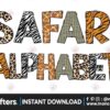 safari-animal-alphabet-doodle