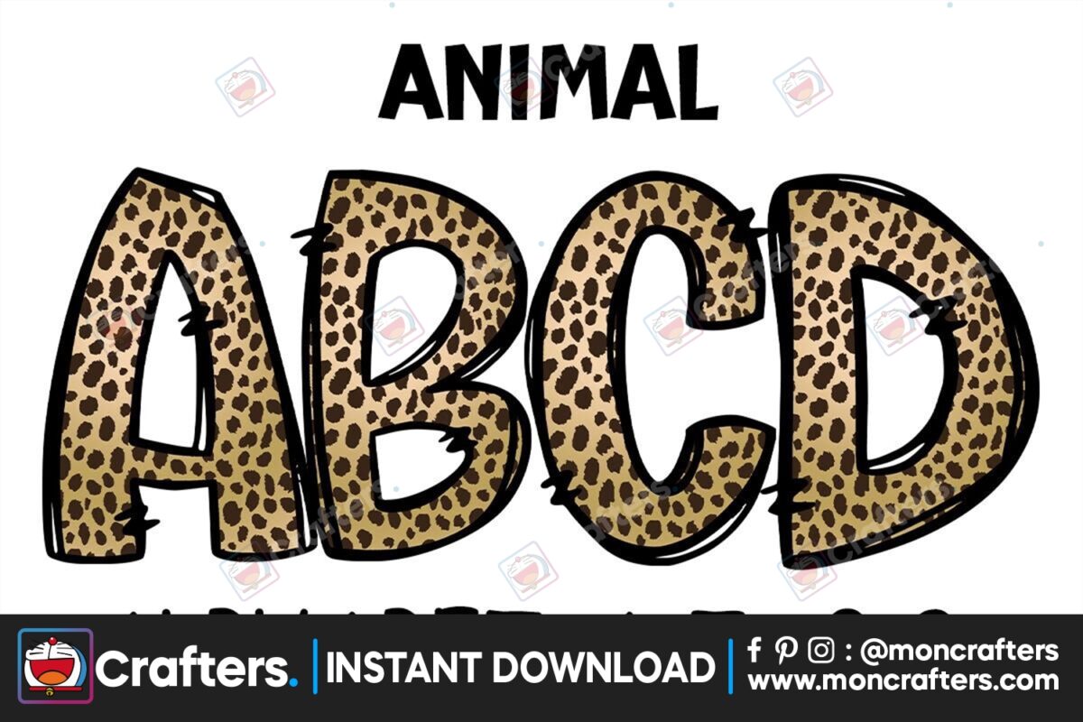 cheetah-doodle-alphabet-letters
