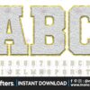 pastel-faux-chenille-alphabet-white