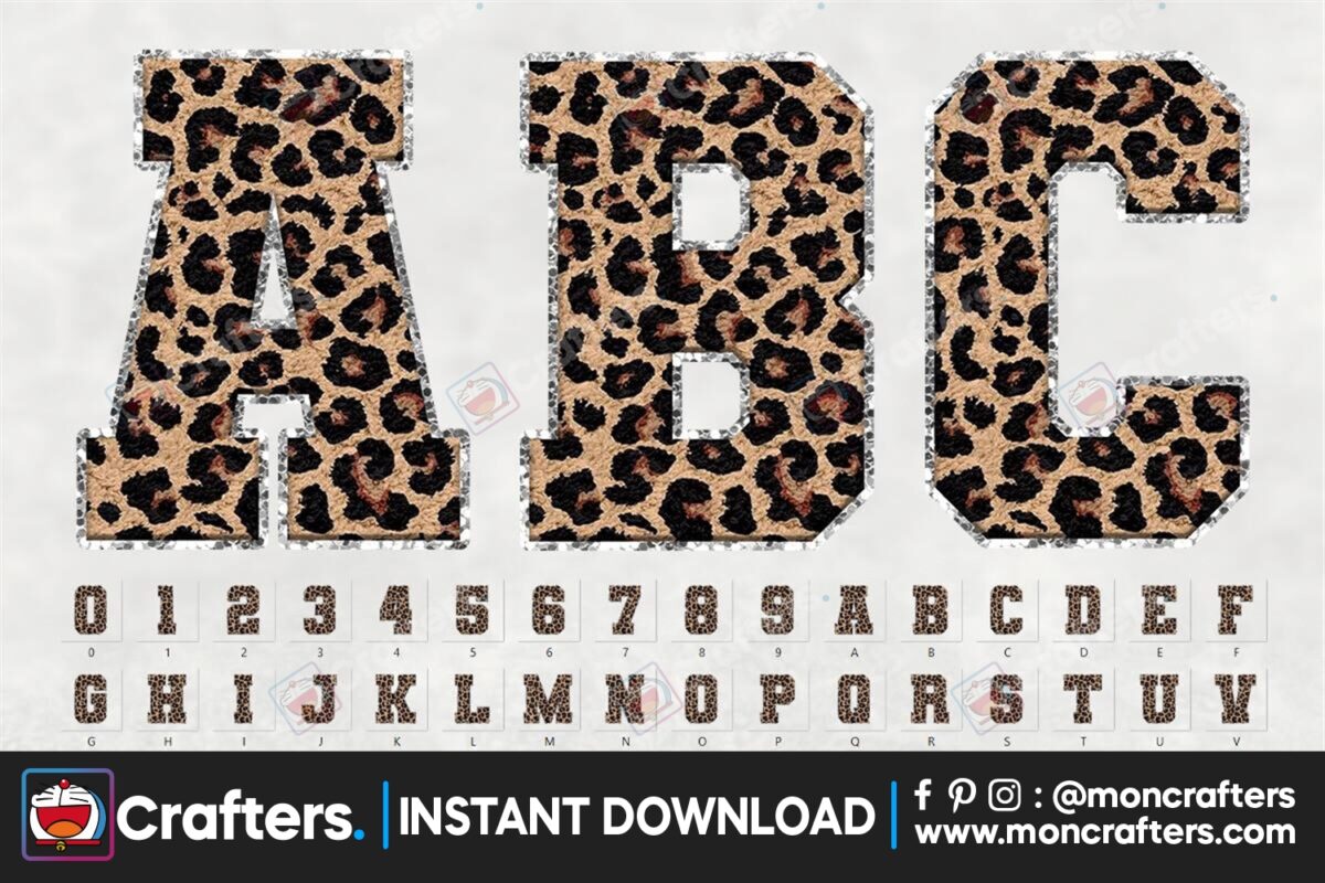 chenille-leopard-alphabet-letters
