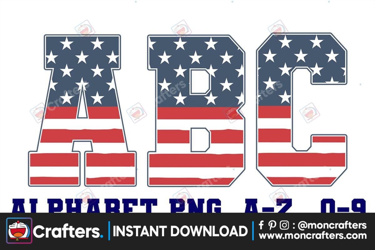 patriotic-american-flag-alphabet-letters