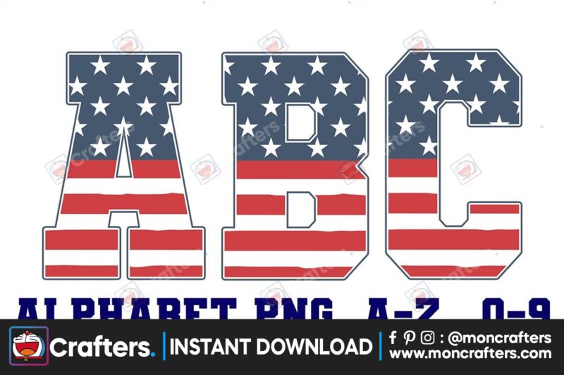 patriotic-american-flag-alphabet-letters