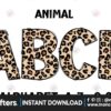 leopard-animal-doodle-alphabet-letters