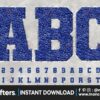 sports-chenille-blue-color-alphabet