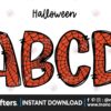 halloween-spider-web-doodle-alphabet