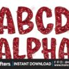 faux-embroidered-sequin-doodle-alphabet
