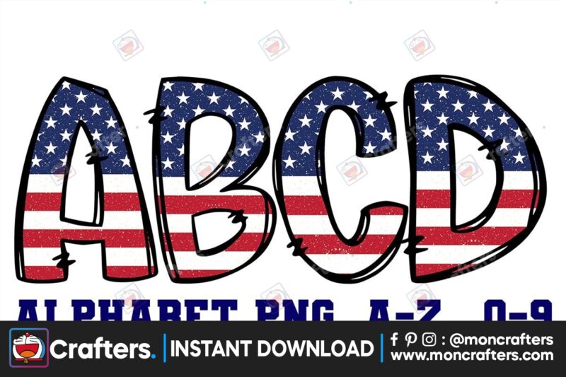 patriotic-american-flag-doodle-alpha