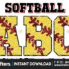 softball-chenille-faux-sequin-alphabet
