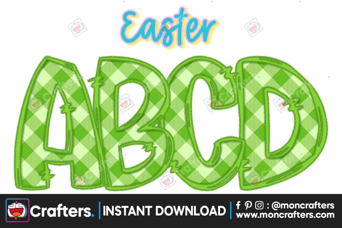 easter-spring-faux-embroidery-alphabet