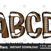 football-alphabet-doodle-sublimation