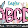 pink-easter-doodle-alphabet-and-clipart
