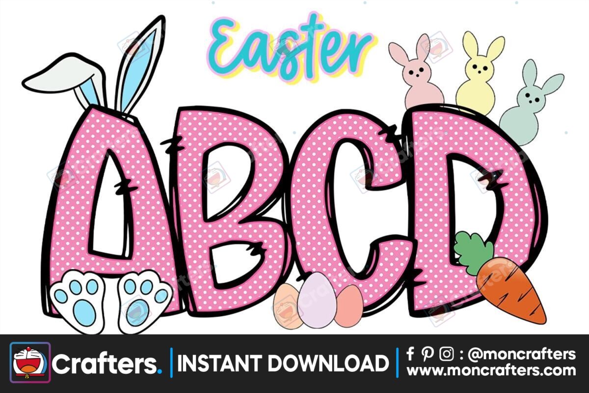pink-easter-doodle-alphabet-and-clipart