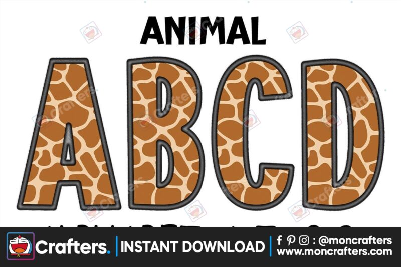 animal-safari-giraffe-alphabet-letters