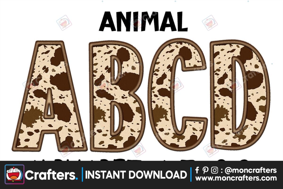 animal-safari-cowhide-alphabet-letters