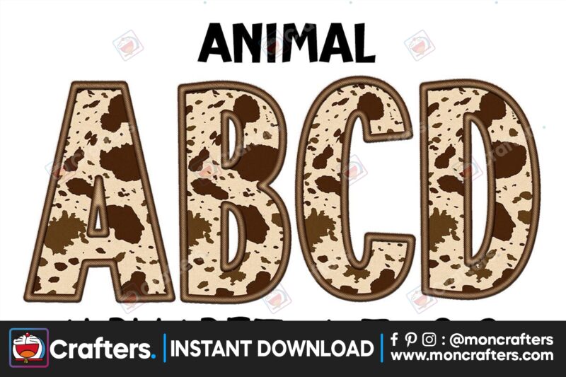 animal-safari-cowhide-alphabet-letters