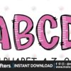 pink-ruler-school-alphabet-letters