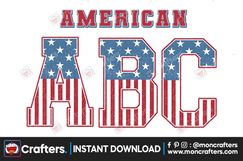 patriotic-american-distressed-alphabet