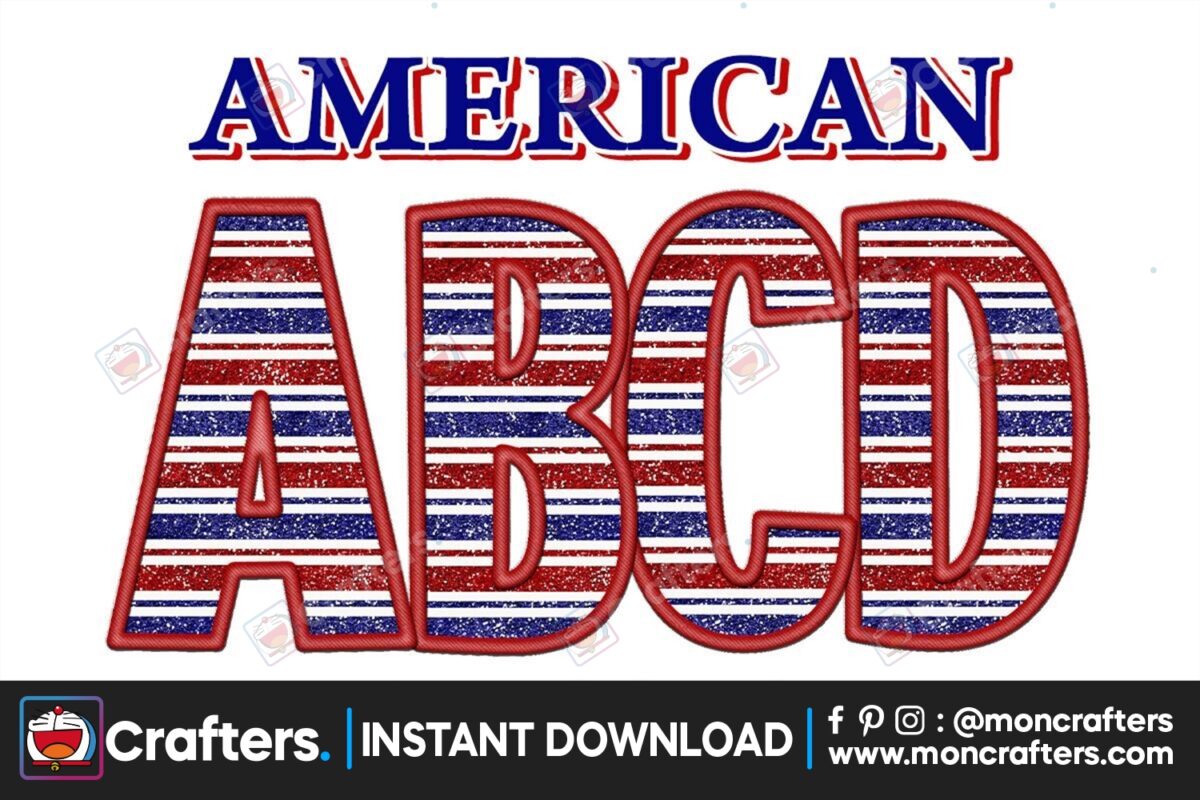 patriotic-red-white-blue-faux-glitter