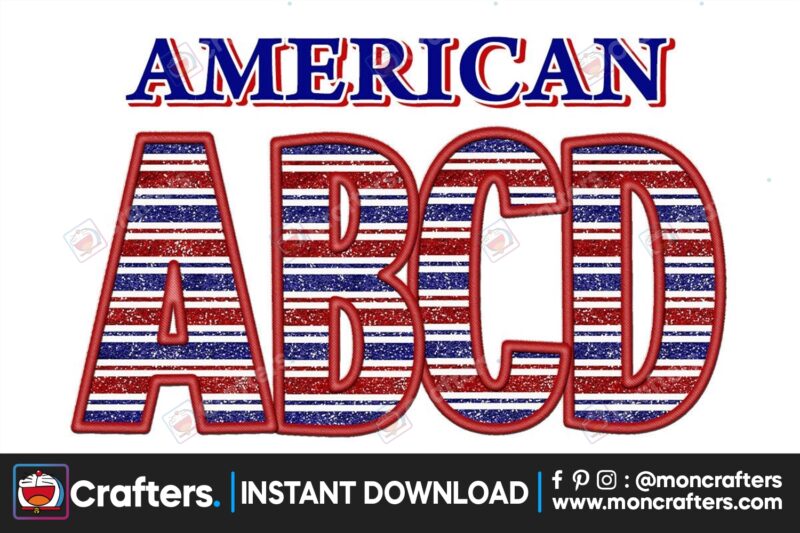 patriotic-red-white-blue-faux-glitter