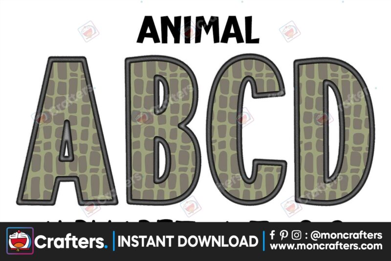 animal-safari-crocodie-alphabet-letters