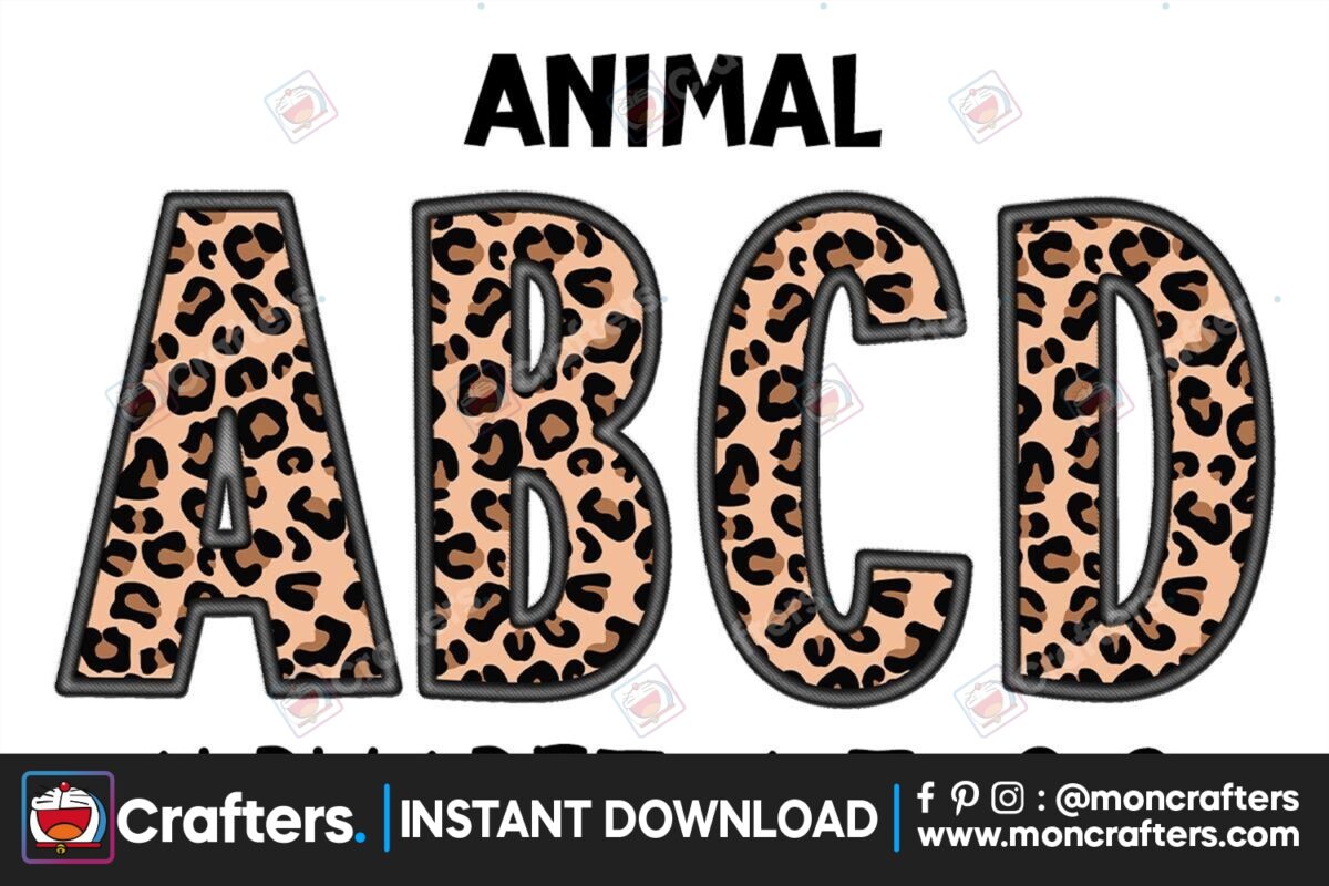safari-animal-leopard-alphabet-letters