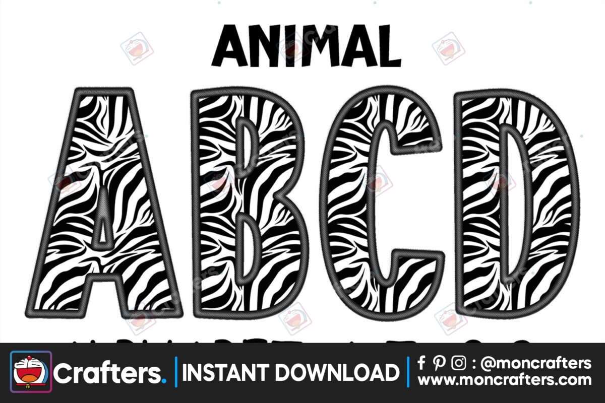 animal-safari-zebra-alphabet-letters
