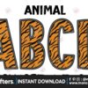 animal-safari-tiger-alphabet-letters