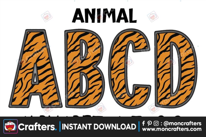animal-safari-tiger-alphabet-letters