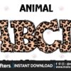 animal-leopard-doodle-alphabet-letters