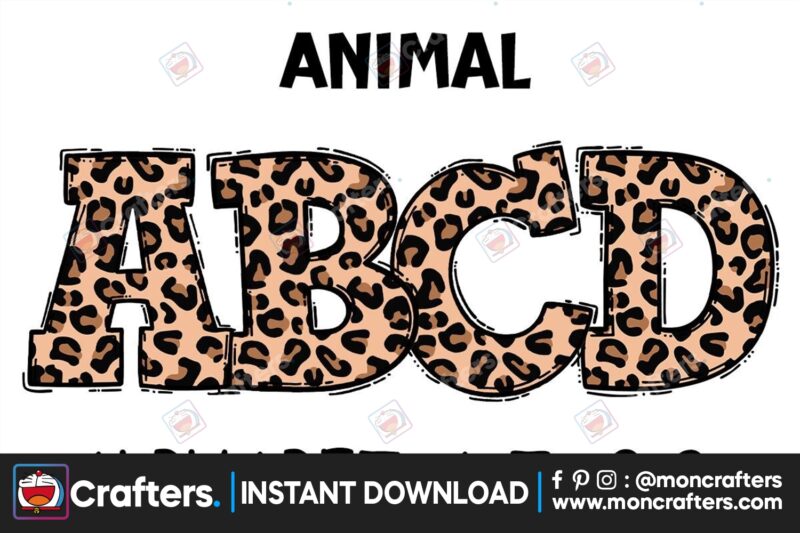 animal-leopard-doodle-alphabet-letters