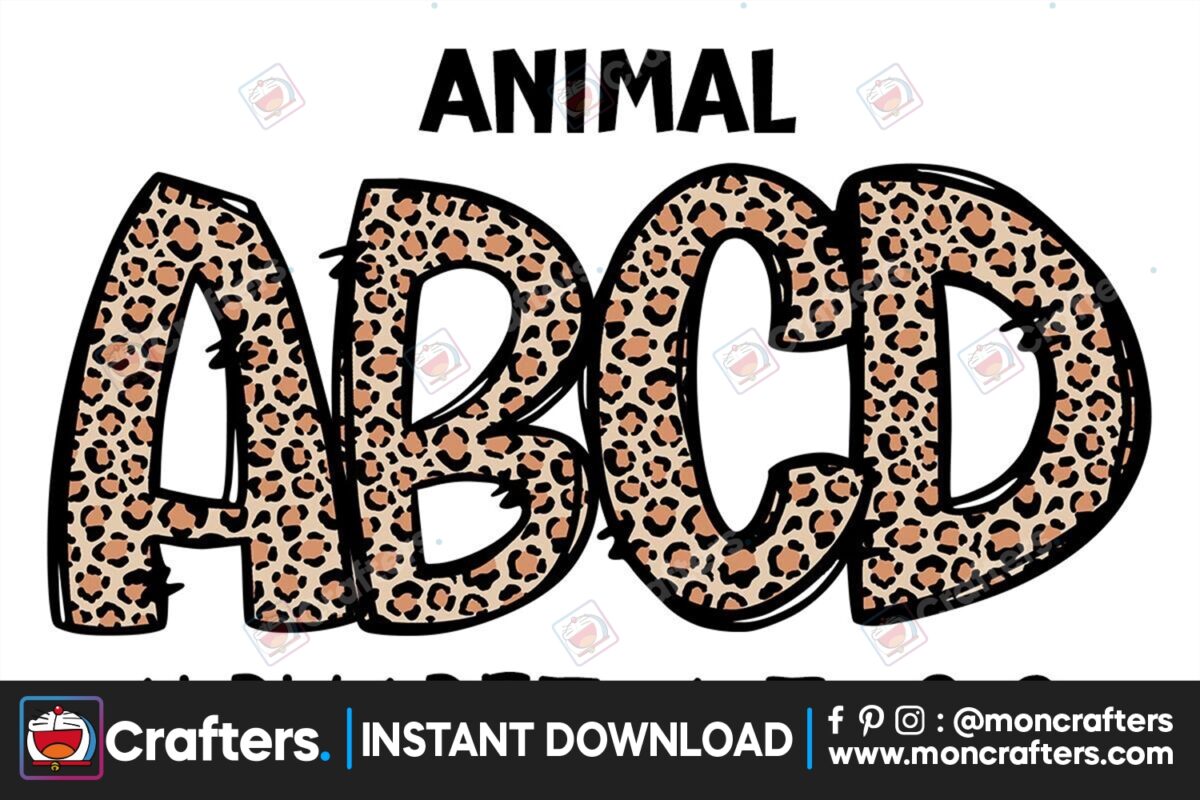 leopard-animal-dooldle-alphabet