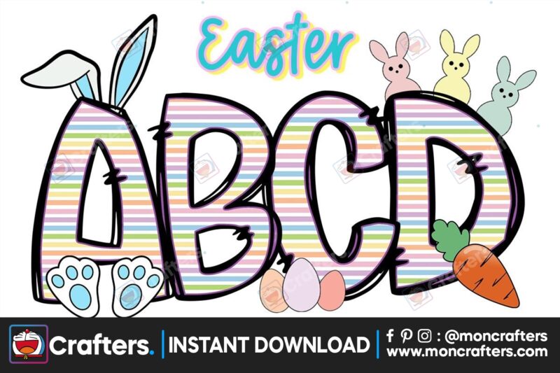 easter-doodle-alphabet-and-clipart