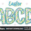 easter-spring-faux-embroidery-alphabet