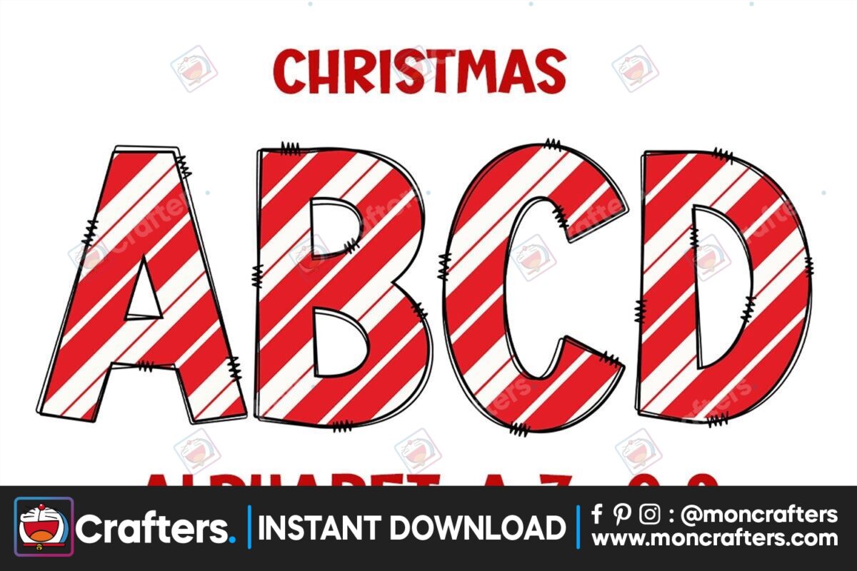 christmas-doodle-alphabet-letter-candy