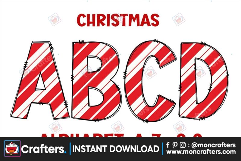 christmas-doodle-alphabet-letter-candy