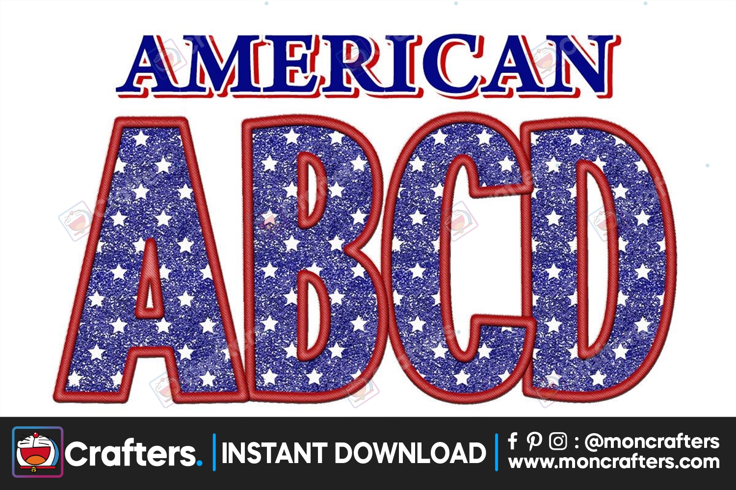 4th-july-patriotic-alphabet-glitter