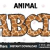 animal-giraffe-doodle-alphabet-letters