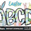 easter-bunny-doodle-alphabet-and-clipart