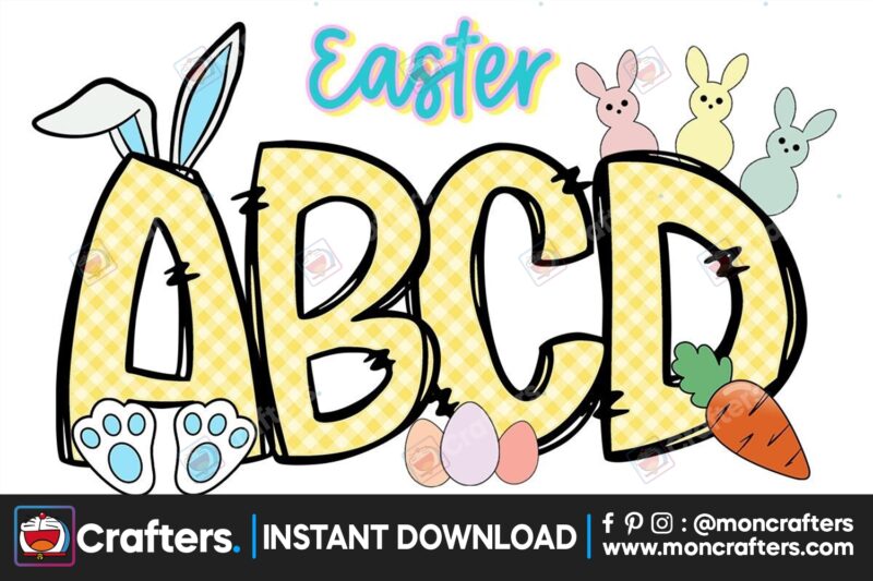 yellow-easter-doodle-alphabet