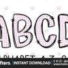 valentine-pink-paper-alphabet-letter