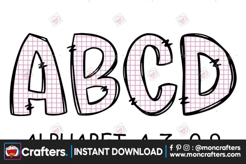 valentine-pink-paper-alphabet-letter
