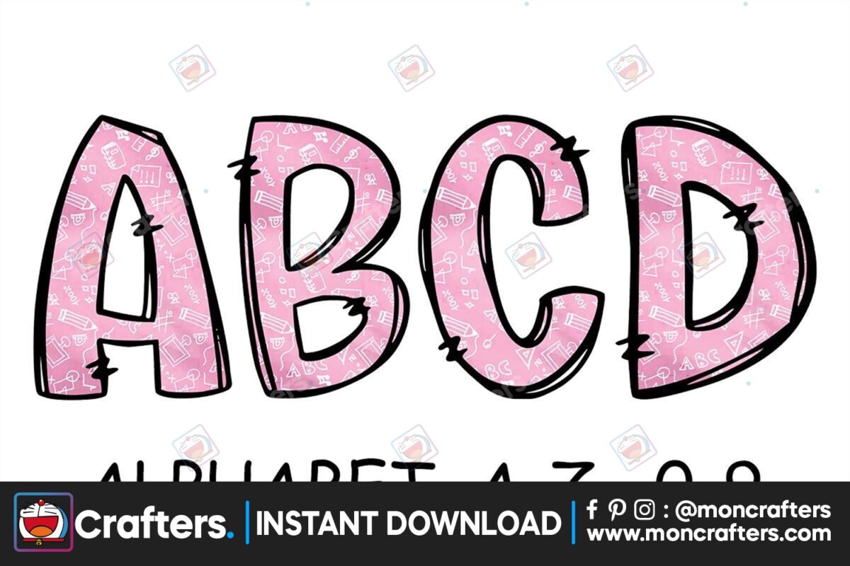 valentine-pink-board-alphabet-letters
