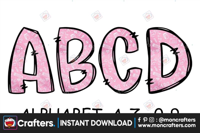 valentine-pink-board-alphabet-letters