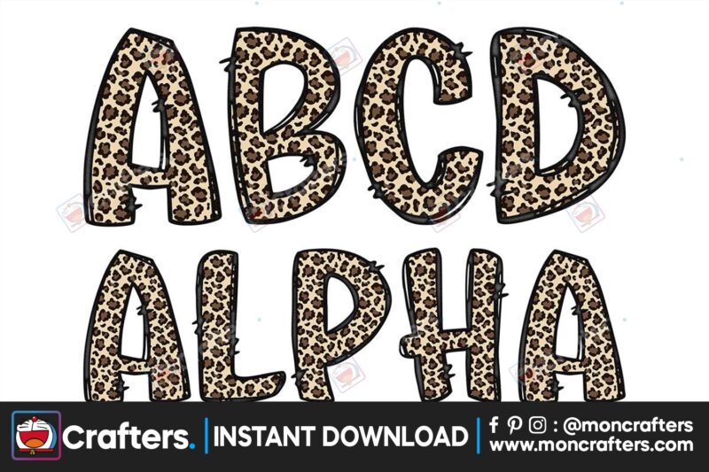 leopard-embroidered-doodle-alphabet