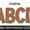 christmas-tree-cakes-doodle-alphabet